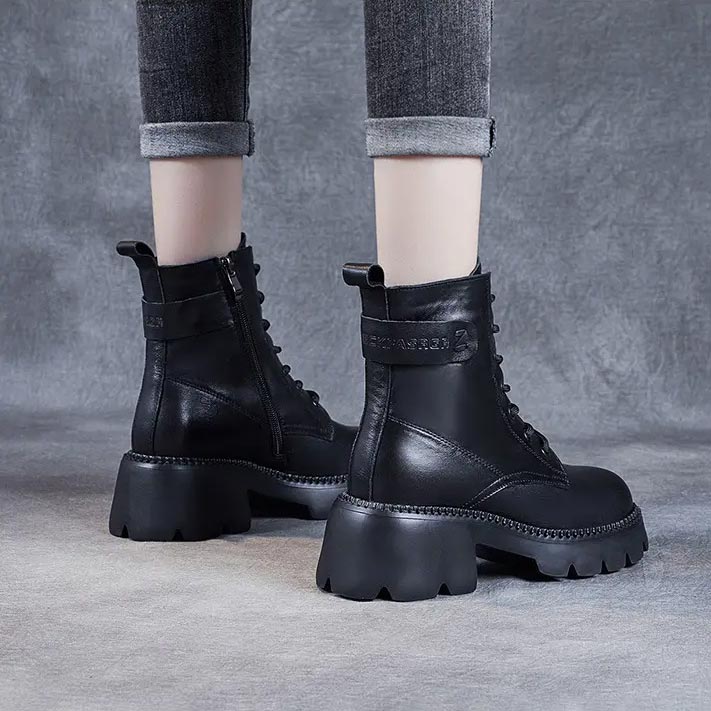 Women's orthopedic leather boots - perfect gift
