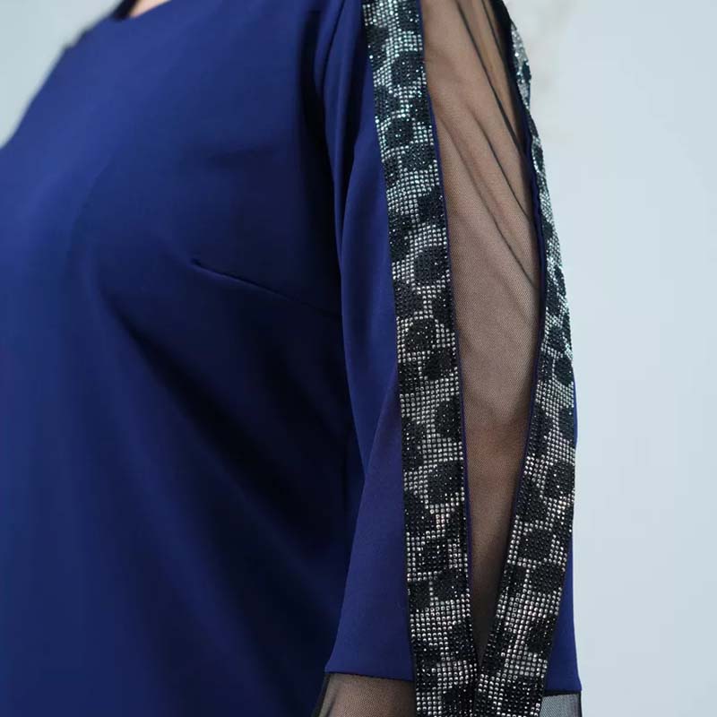 Paula - Elegante patchworkjurk