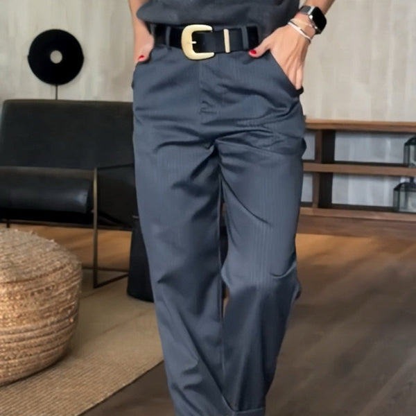 MATHILDA - GESTREEPTE BROEK