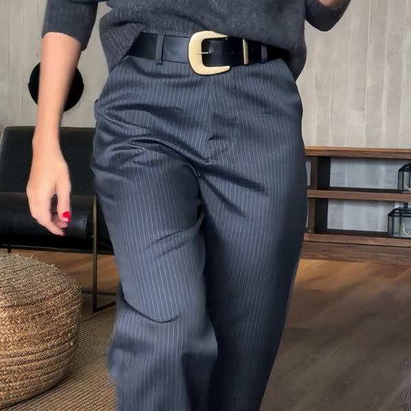 MATHILDA - GESTREEPTE BROEK