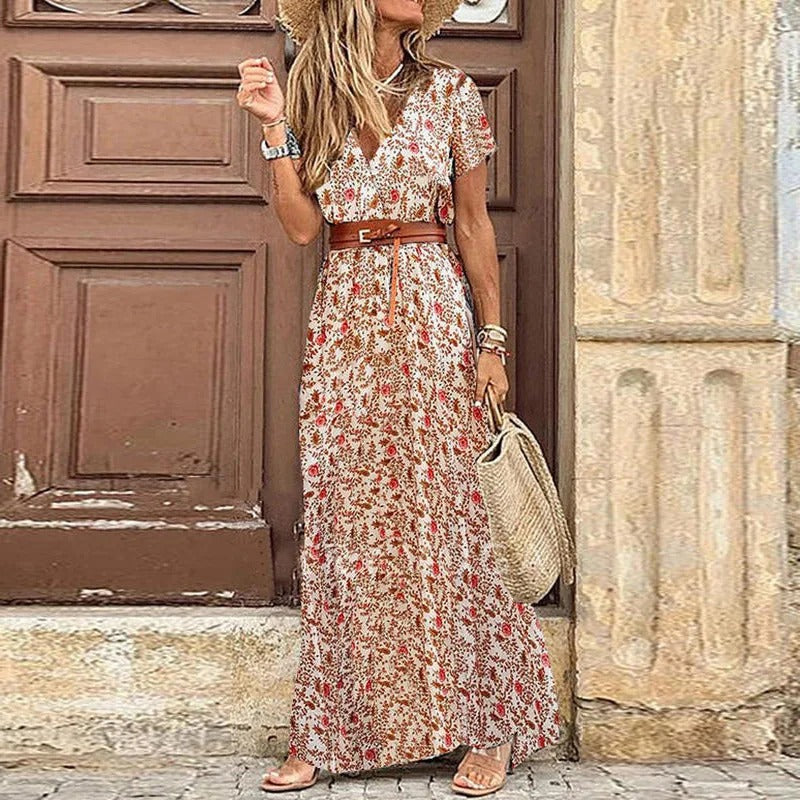 Karin™ | Elegante Ibiza-style jurk - Inclusief riem