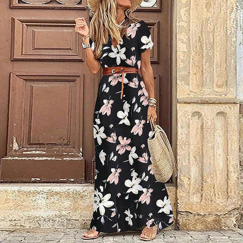 Karin™ | Elegante Ibiza-style jurk - Inclusief riem