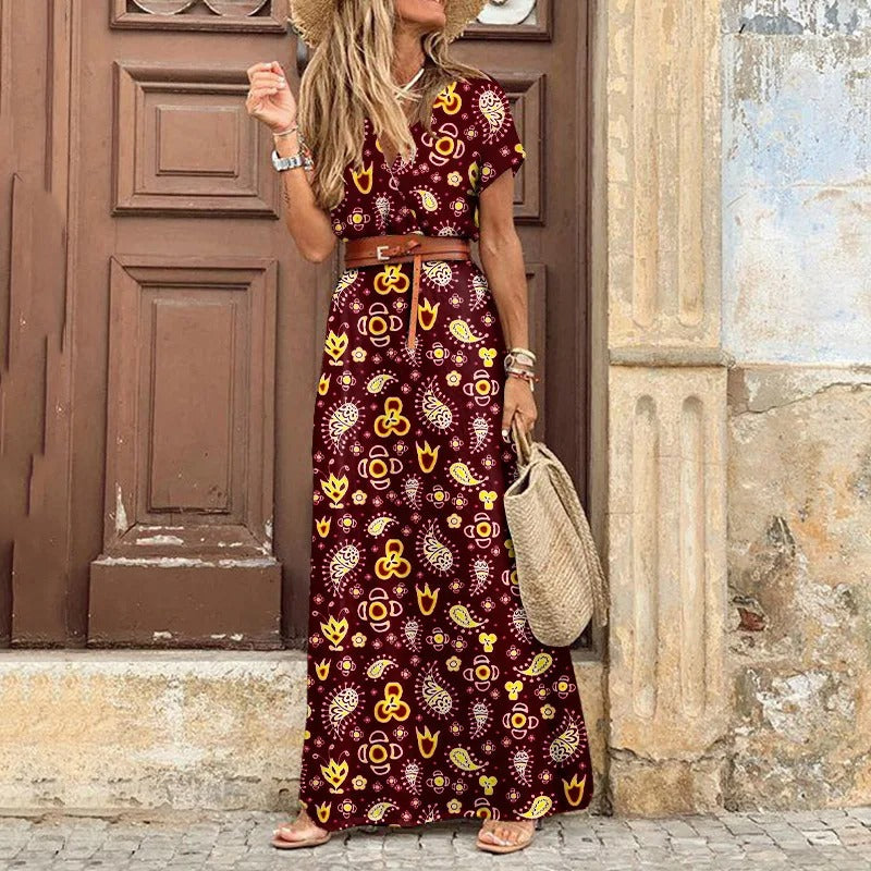 Karin™ | Elegante Ibiza-style jurk - Inclusief riem