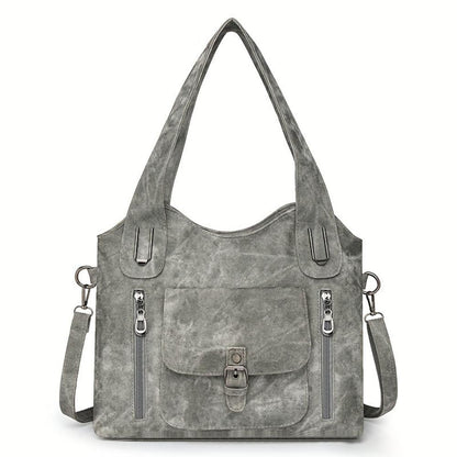 Bonnie | Casual Zip Pocket Tote Bag