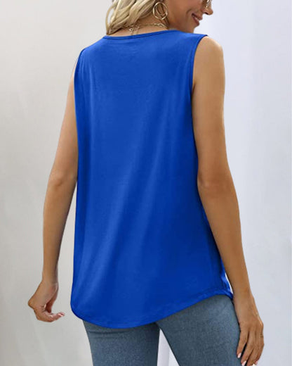 Demi™ | Mouwloze tanktop met vierkante halslijn