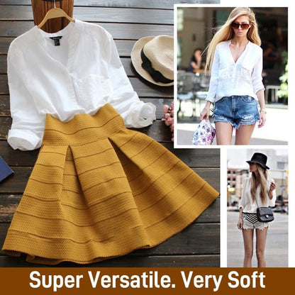 Ava™ - Casual Loose Cotton Linen Shirt 