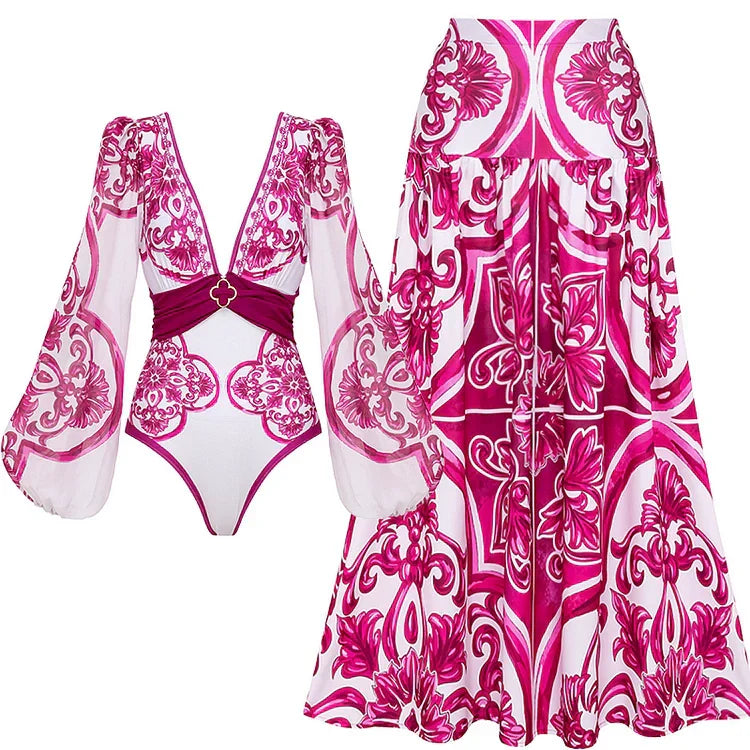 Clara | Summer Floral Maxi Dress Women