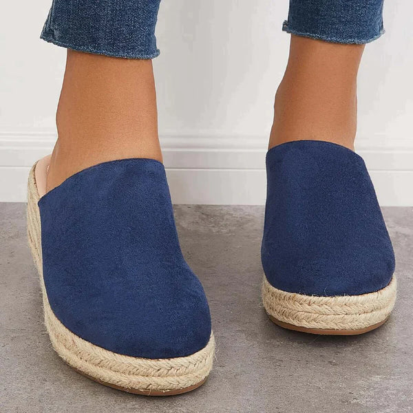 Marga™ | Elegante sandalen met gevlochten sleehak