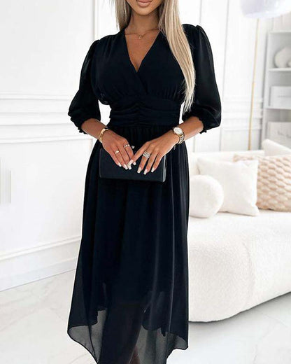 Cindy™ | Licht zijden chiffon jurk