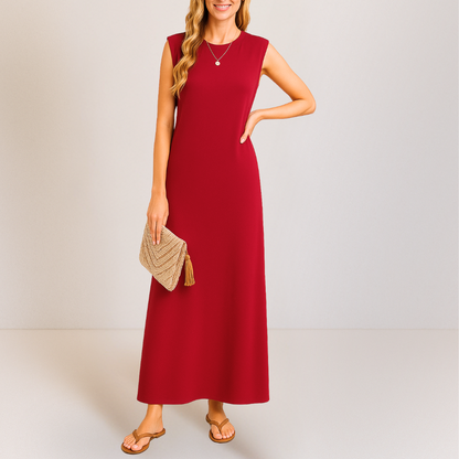 Emma™ | Elegante Lange Anti-Kreuk Jurk