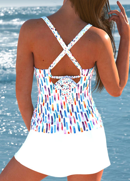 Zora | Colorful Striped Swimwear Dress
