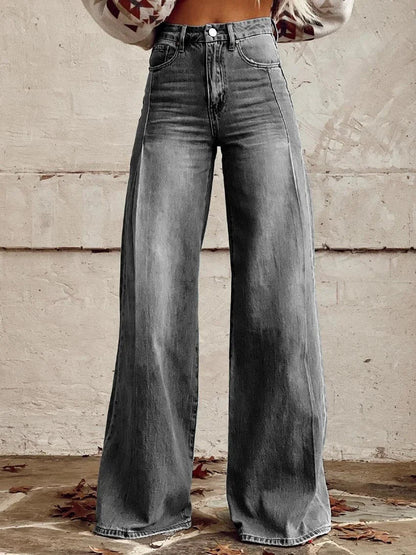 Willow | Light Wash Wide-Leg Denim Jeans