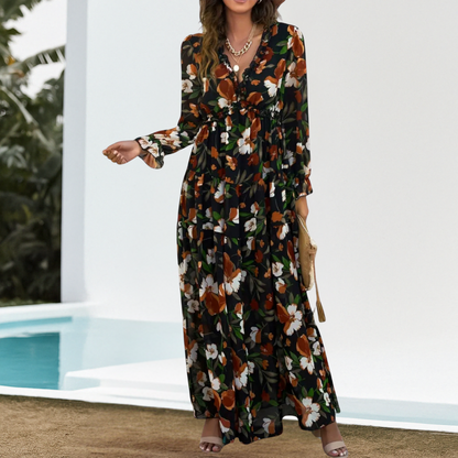 Helga™  | Elegante Bloemen Jurk