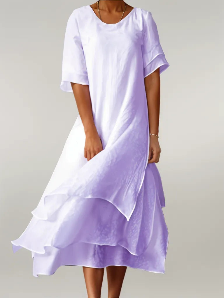 Caitlin | Stylish Flowing Layered Dress 