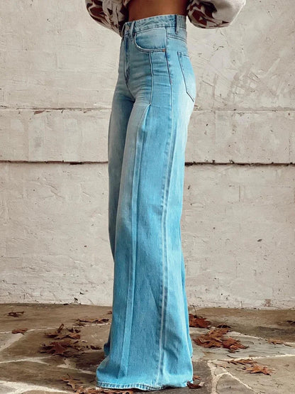 Willow | Light Wash Wide-Leg Denim Jeans