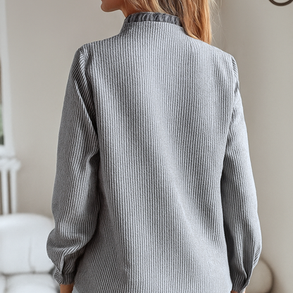 Laura™ | Luxe blouse met franjes