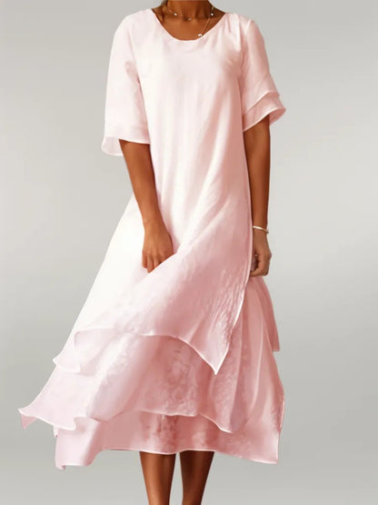 Caitlin | Stylish Flowing Layered Dress 