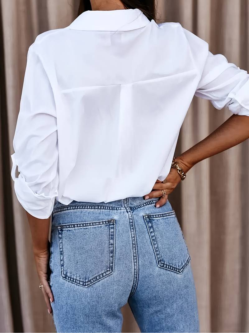 Diana | Stylish Classic Long Sleeve Shirt