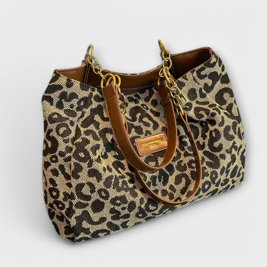 Ella | Stylish Leopard Print Tote