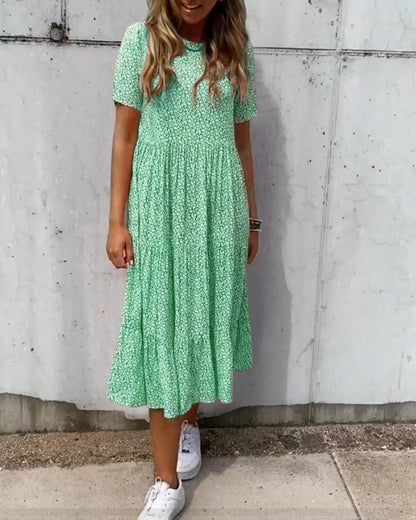 Violet | Casual Flowy Midi Dress