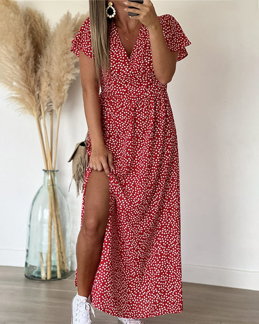 Sarah™ | Elegante Maxi-jurk met V-hals