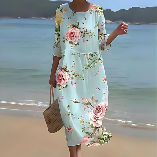 Riley | Elegant Floral Summer Dress