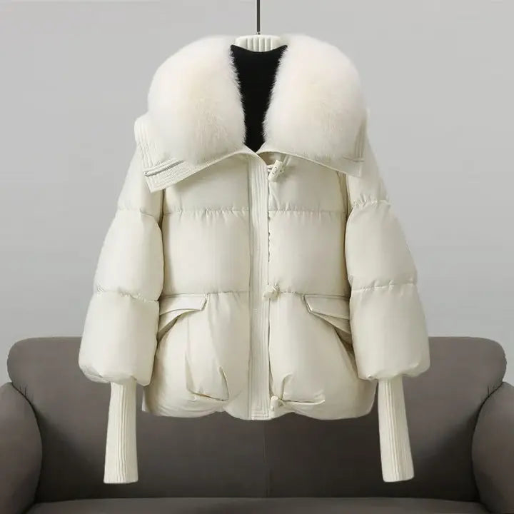 CHRISTINA® – Winter coat with luxurious fur collar