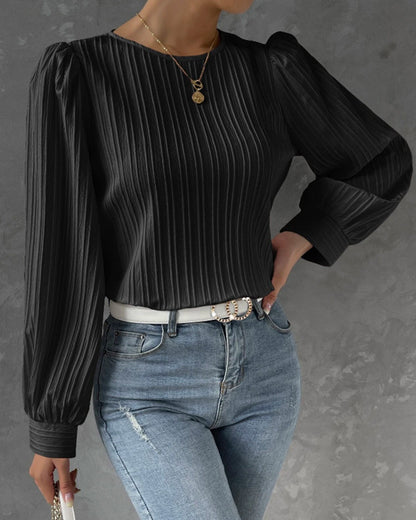 Bianca™ | Elegante blouse met lange lantaarn mouwen