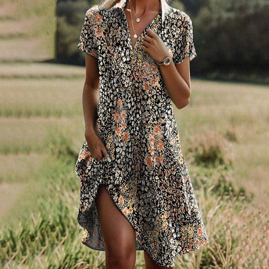 Marissa | Floral V-Neck Casual Dress