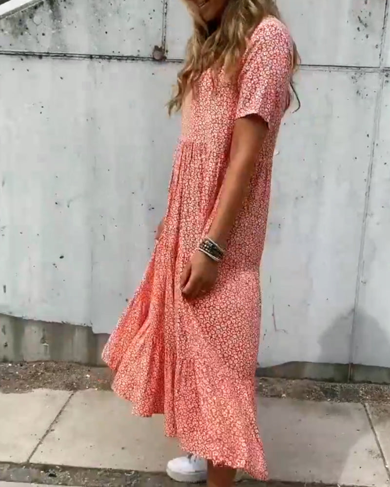 Violet | Casual Flowy Midi Dress
