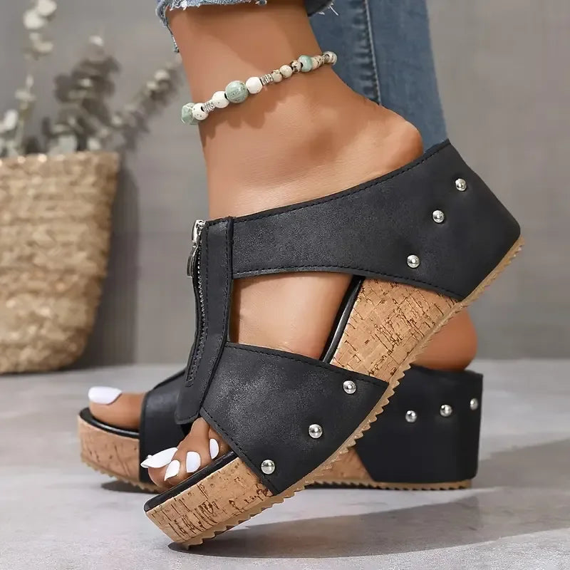 Patricia™ | Orthopedische sandalen met sleehak