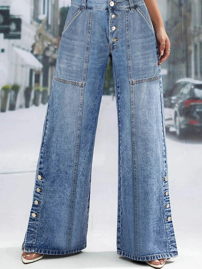Anna | High-Waist Wide-Leg Jeans