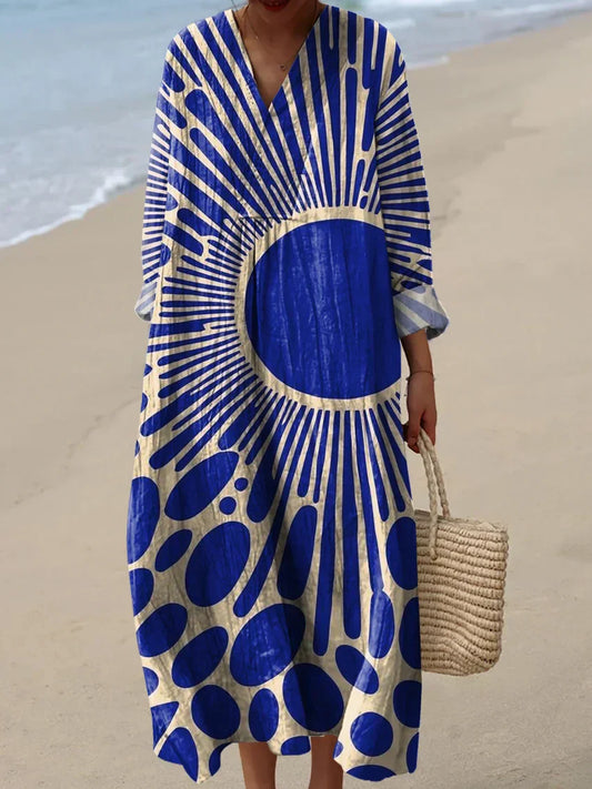 Suzette | Elegant Geometric Dress