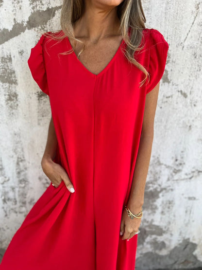 Corrina™ | Elegante Jumpsuit met V-hals