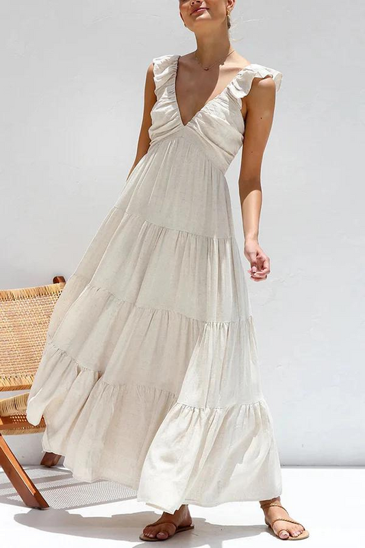 Janine™ | Elegante jurk met V-hals