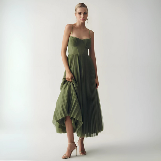 Maud™ | Elegant Geplooide Jurk