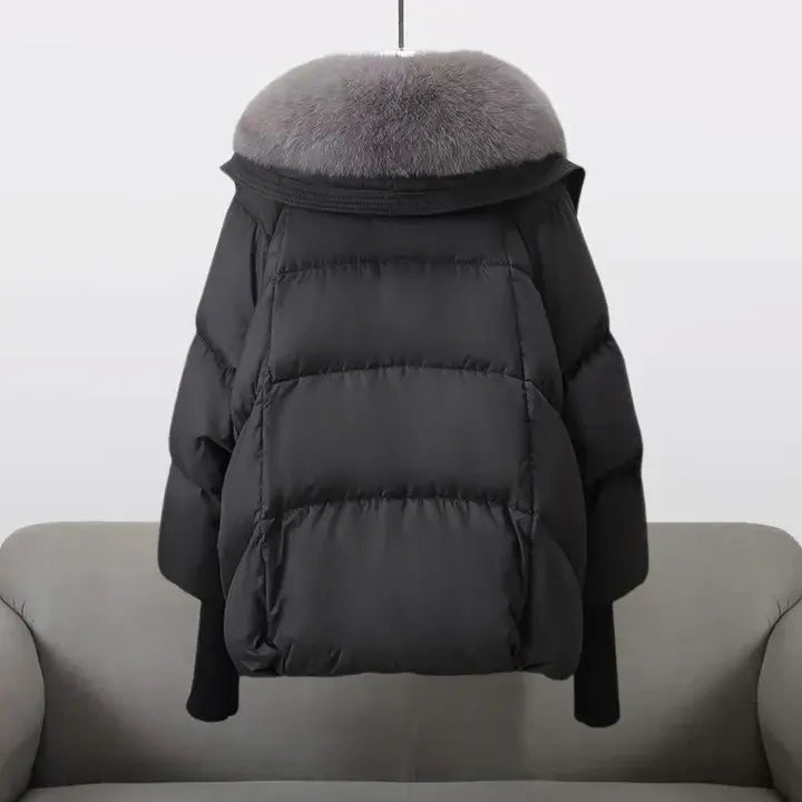 CHRISTINA® – Winter coat with luxurious fur collar