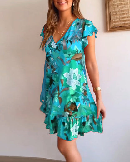 Bethany | Vibrant Floral Summer Dress