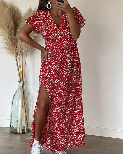 Sarah™ | Elegante Maxi-jurk met V-hals