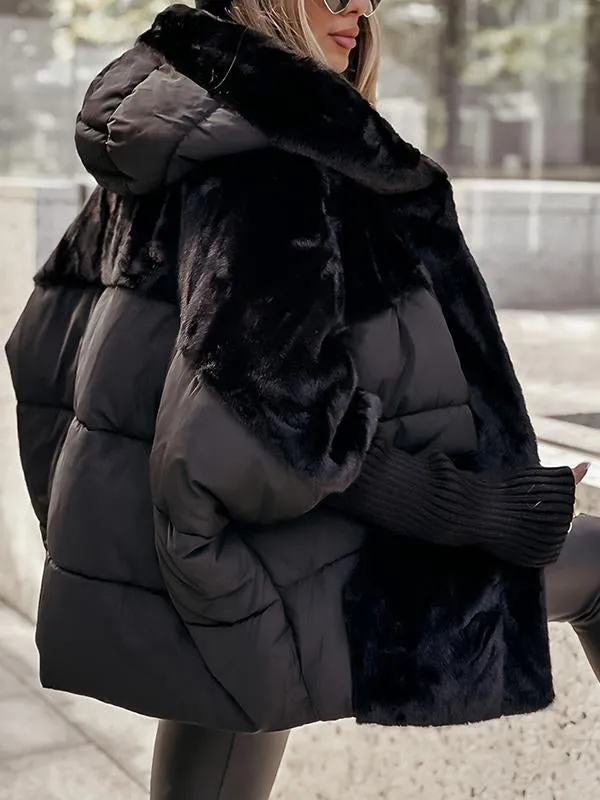Women's hooded bomber jacket 