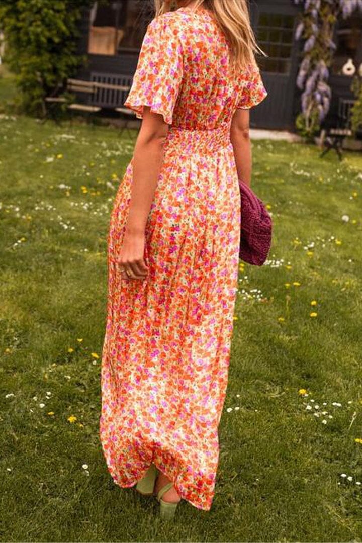 Angelica | Casual Floral Summer Maxi Dress
