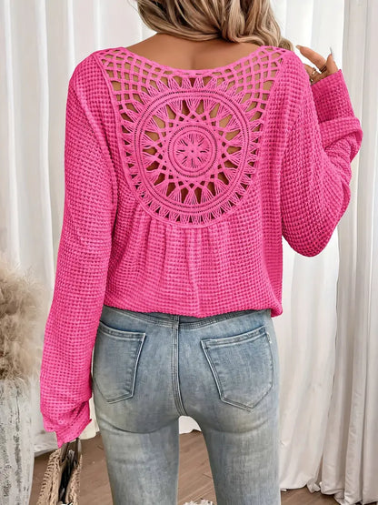 Wilma™ - Elegante Ibiza-style blouse met V-hals