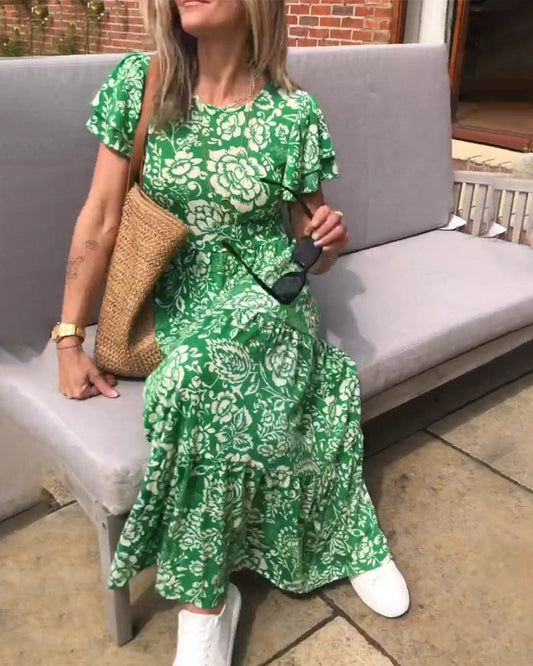 Rosa | Vibrant Floral Maxi Dress