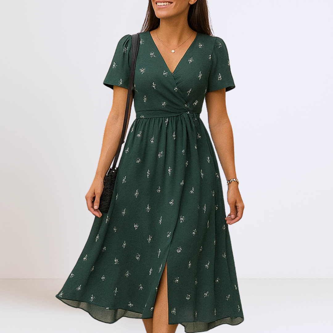 Bianca™ | Elegant Maxi Dress with V-Neckline
