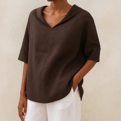 Willeke™ | Elegant V-neck blouse