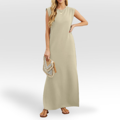 Ineke™ | Elegante ronde hals jurk