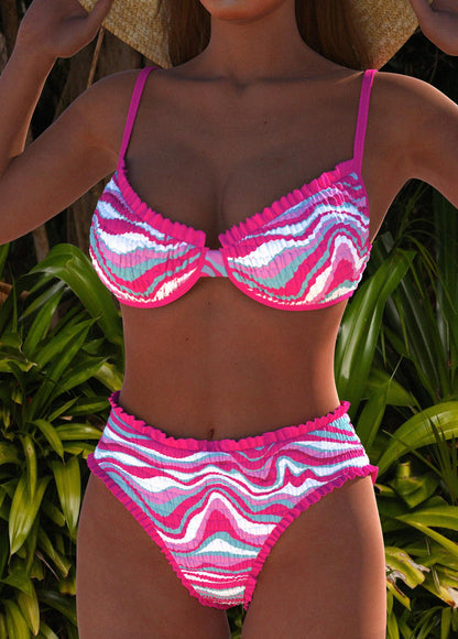 Taylor | Elegant Textured Bikini Set