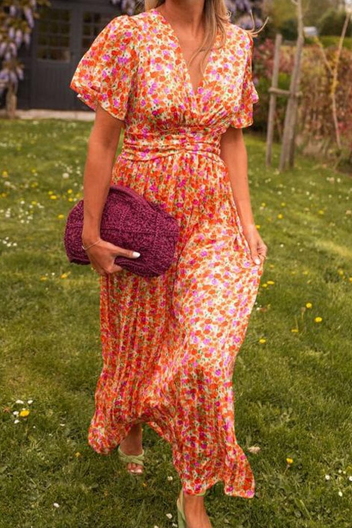 Angelica | Casual Floral Summer Maxi Dress