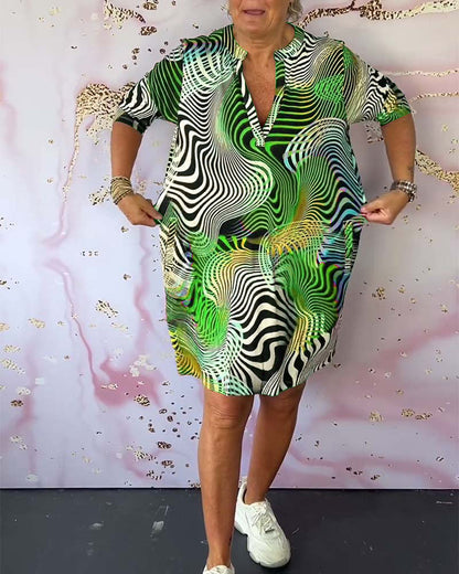 Bella | Vibrant Casual Shirt Dress