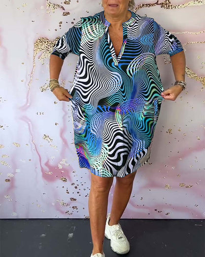 Bella | Vibrant Casual Shirt Dress